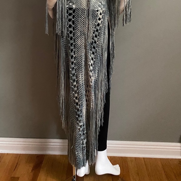 hand crocheted cardigan custom made - Picture 4 of 10